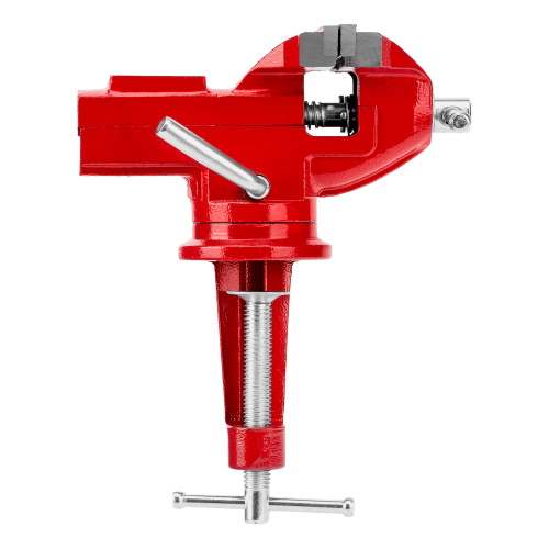 Тиски слесарные, 80 мм, настольные, поворотные, c наковальней MTX купить в Москве с доставкой по всей России | ProtosMarket.ru