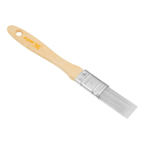 Кисть плоская для лаков "Евро" 3/4", искусственная щетина, деревянная ручка MTX купить в Москве с доставкой по всей России | ProtosMarket.ru