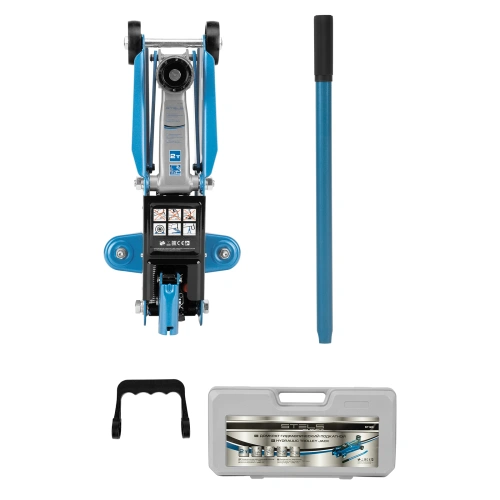 Домкрат гидравлический подкатной, 2 т, h подъема 140-340 мм, в кейсе Stels по ценам производителя в Москве с доставкой по всей России