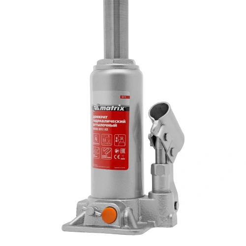Домкрат гидравлический бутылочный, 4 т, h подъема 194-372 мм, в пластиковом кейсе Matrix купить в Москве с доставкой по всей России | ProtosMarket.ru