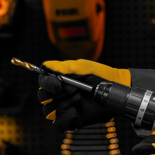 Сверло спиральное по металлу 9 x 125мм, Р6М5, Golden Tip, многогранная заточка Denzel купить в Москве с доставкой по всей России | ProtosMarket.ru