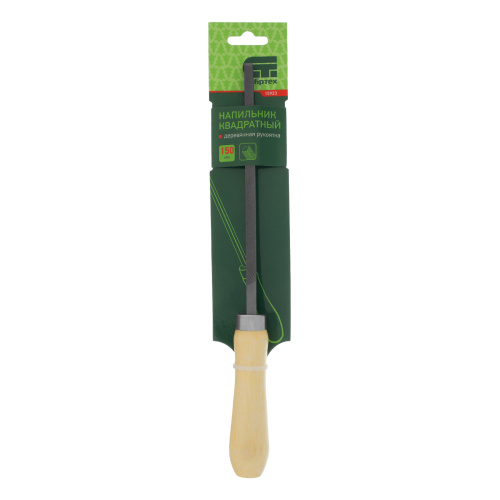 Напильник квадратный, 150 мм, деревянная ручка Сибртех купить в Москве с доставкой по всей России | ProtosMarket.ru