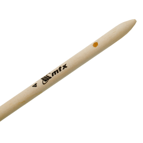 Кисть круглая № 4 (25 мм) натуральная щетина, деревянная ручка MTX купить в Москве с доставкой по всей России | ProtosMarket.ru