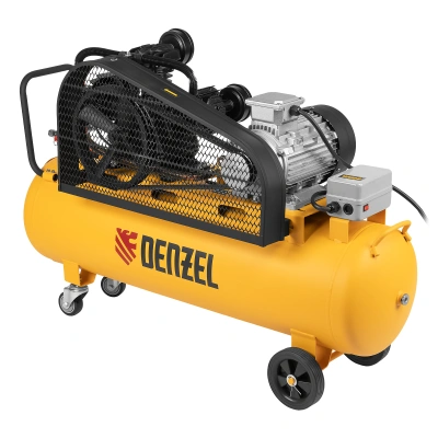 Компрессор воздушный BCW3000-T/100, ременный привод, 3.0 кВт, 100 литров, 520 л/мин Denzel купить в Москве с доставкой по всей России | ProtosMarket.ru