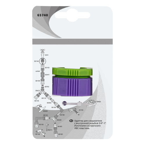 Адаптер пластмассовый, 3/4-1, внутренняя резьба Palisad купить в Москве с доставкой по всей России | ProtosMarket.ru