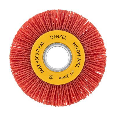 Щетка для УШМ, 100 мм, Плоская, нейлоновая щетина, посадка 22,2 мм Denzel купить в Москве с доставкой по всей России | ProtosMarket.ru