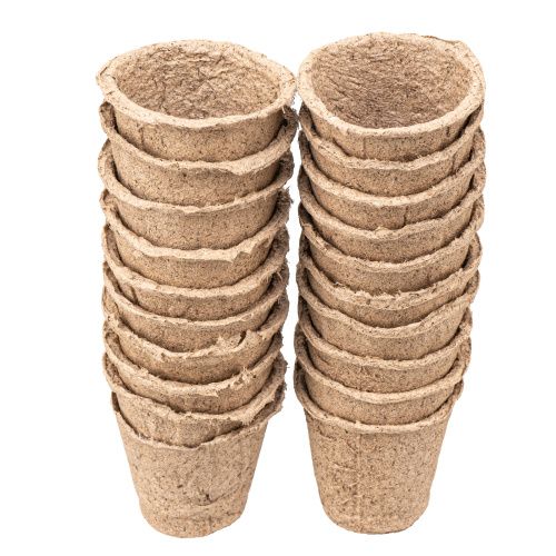 Горшочек для рассады, 60 х 60 мм, торфяной, 20 шт, купить в Москве с доставкой по всей России | ProtosMarket.ru