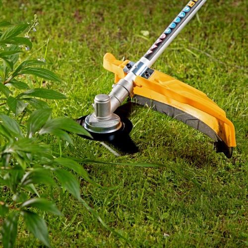 Триммер электрический TE-1400, 1400 Вт, 420 мм, катушка + диск, разборная штанга Denzel купить в Москве с доставкой по всей России | ProtosMarket.ru