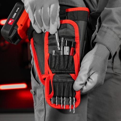 Кобура для шуруповерта с карманом для бит и сверл Matrix купить в Москве с доставкой по всей России | ProtosMarket.ru