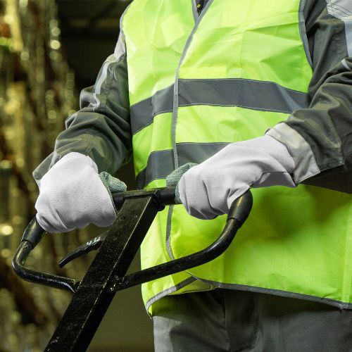 Рукавицы х/б с брезентовым наладонником, 2 размер Сибртех купить в Москве с доставкой по всей России | ProtosMarket.ru