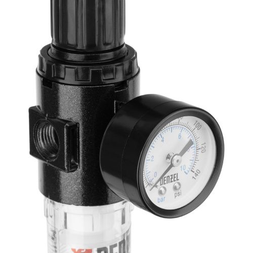 Фильтр-регулятор FR1500, 10 бар, 1500 л/мин, 1/4" Denzel купить в Москве с доставкой по всей России | ProtosMarket.ru