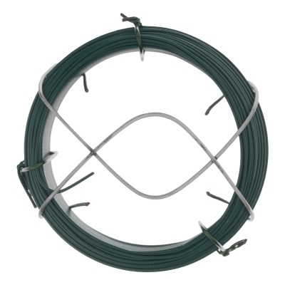 Проволока с ПВХ покрытием, зеленая 0.9 мм, длина 50 м Сибртех купить в Москве с доставкой по всей России | ProtosMarket.ru