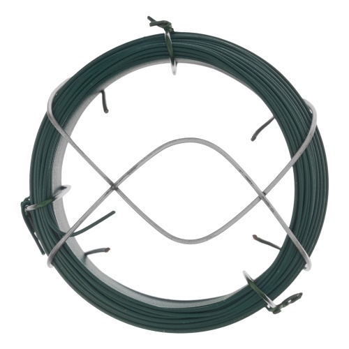 Проволока с ПВХ покрытием, зеленая 0.9 мм, длина 50 м Сибртех купить в Москве с доставкой по всей России | ProtosMarket.ru