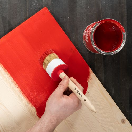 Кисть круглая №18 (60 мм) натуральная щетина, деревянная ручка MTX купить в Москве с доставкой по всей России | ProtosMarket.ru