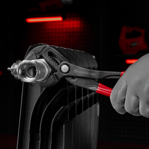 Клещи переставные 250 мм, кнопочный механизм, хром-ванадий, обливные рукоятки Matrix купить в Москве с доставкой по всей России | ProtosMarket.ru