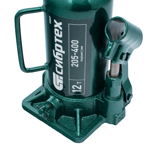 Домкрат гидравлический бутылочный, 12 т, 205-400 мм Сибртех купить в Москве с доставкой по всей России | ProtosMarket.ru