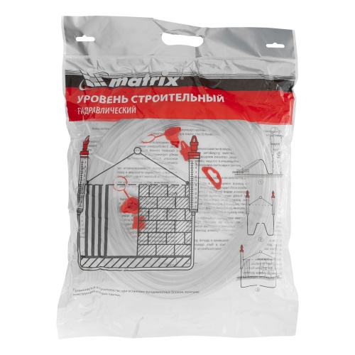 Гидроуровень,удлиненная колба, рельефная градуировка, 25м Matrix купить в Москве с доставкой по всей России | ProtosMarket.ru