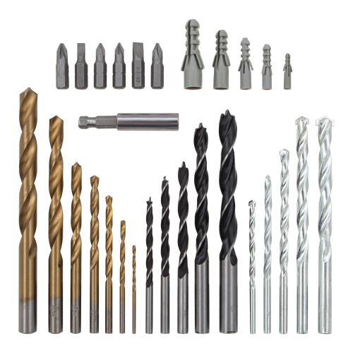 Набор сверл комбинированный: бетон 4-10 мм, металл 2-10 мм, дерево 4-10 мм, дюбеля, 300 предметов Matrix купить в Москве с доставкой по всей России | ProtosMarket.ru