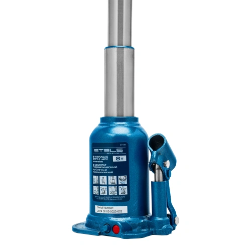 Домкрат гидравлический бутылочный телескопический, 8 т, подъем 180-410 мм Stels купить в Москве с доставкой по всей России | ProtosMarket.ru
