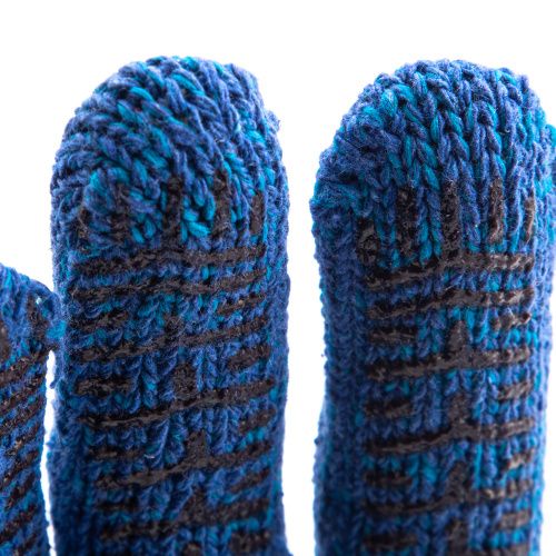 Перчатки трикотажные усиленные, гелевое ПВХ-покрытие, 7 класс, синие Сибртех купить в Москве с доставкой по всей России | ProtosMarket.ru