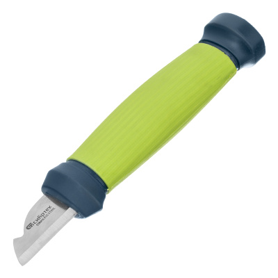 Нож монтажника с чехлом (заточка справа) обрезиненная рукоятка, 154 мм, лезвие 31 мм Сибртех купить в Москве с доставкой по всей России | ProtosMarket.ru