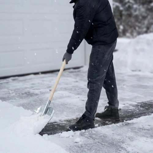 Лопата для уборки снега стальная оцинкованная, 330 х 365 мм, без черенка, Сибртех купить в Москве с доставкой по всей России | ProtosMarket.ru