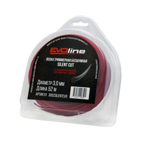 Леска (корд) триммерная EVOline SILENT CUT (3.0 мм, 52 метра) купить в Москве с доставкой по всей России | ProtosMarket.ru