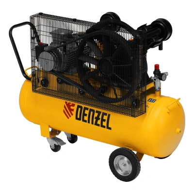 Компрессор воздушный рем. привод BCV 4000-T/100, 4,0 кВт, 100 литров, 690 л/мин Denzel купить в Москве с доставкой по всей России | ProtosMarket.ru