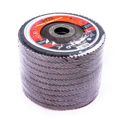 Круг лепестковый с керамическим абразивом для шлифования по нержавеющей стали FTL Everest 29 125 х 22,2 мм P40 купить в Москве с доставкой по всей России | ProtosMarket.ru