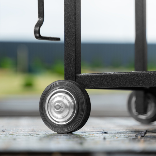 Мангал сварной на колесах, 662 х 390 х 152/805 мм, сталь 2 мм, кочерга в комплекте, Camping Palisad купить в Москве с доставкой по всей России | ProtosMarket.ru