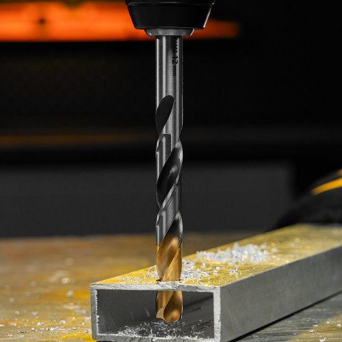 Сверло спиральное по металлу 12 x 151мм, Р6М5, Golden Tip, многогранная заточка Denzel купить в Москве с доставкой по всей России | ProtosMarket.ru
