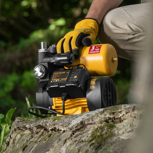 Насосная станция PS500C, 500 Вт, напор 35 м, 2200 л/ч, ресивер 2 л, блок управления Denzel купить в Москве с доставкой по всей России | ProtosMarket.ru