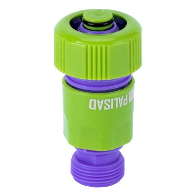 Соединитель-адаптер пластмассовый, 3/4, внешняя резьба, соединитель шланга 3/4 Palisad купить в Москве с доставкой по всей России | ProtosMarket.ru