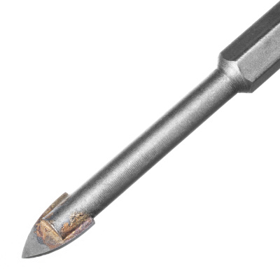 Сверло по керамической плитке и стеклу, 6 мм, шестигранный хвостовик Matrix купить в Москве с доставкой по всей России | ProtosMarket.ru