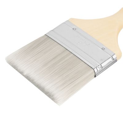 Кисть плоская для лаков "Евро" 3", искусственная щетина, деревянная ручка MTX купить в Москве с доставкой по всей России | ProtosMarket.ru