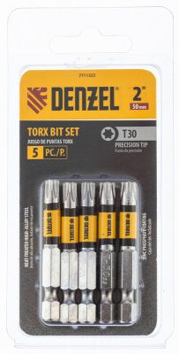 Бита T30x50, 5 шт. Denzel купить в Москве с доставкой по всей России | ProtosMarket.ru