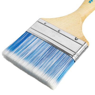 Кисть плоская "Евро" 4", искусственная щетина, деревянная ручка MTX купить в Москве с доставкой по всей России | ProtosMarket.ru