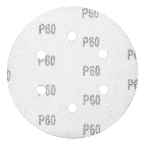 Круг абразивный на ворсовой подложке под "липучку", перфорированный, P 60, 150 мм, 5 шт Matrix купить в Москве с доставкой по всей России | ProtosMarket.ru