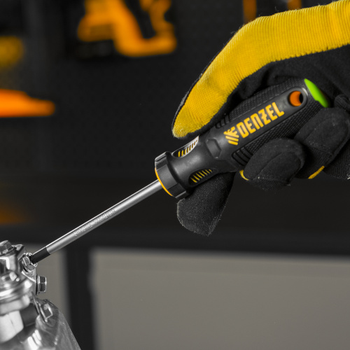 Отвертка PZ2x100 мм, CrV, трехкомпонентная рукоятка Denzel купить в Москве с доставкой по всей России | ProtosMarket.ru