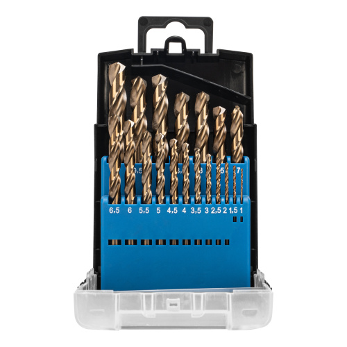 Набор сверл по металлу, 1-10 мм (через 0.5 мм) 19 шт, Р6М5К5, вышлиф, цилиндрический хвостовик Барс купить в Москве с доставкой по всей России | ProtosMarket.ru