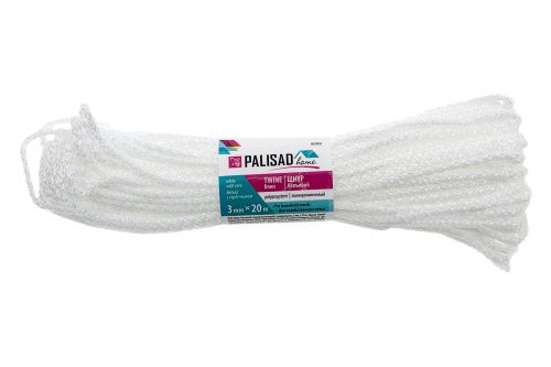 Шнур бельевой полипропиленовый с сердечником, 3 мм, L 20 м, белый, Home Palisad купить в Москве с доставкой по всей России | ProtosMarket.ru