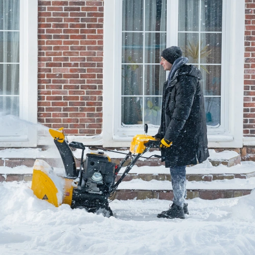 Бензиновая снегоуборочная машина SBL 711DT PRO, 420cc, гусеницы, эл.старт, блок. дифф. Denzel купить в Москве с доставкой по всей России | ProtosMarket.ru