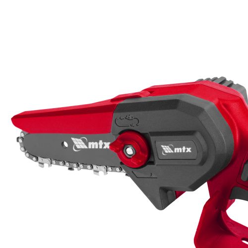 Цепная мини-пила аккумуляторная, MCS-100, шина 100 мм, Li-Ion, 20 В MTX купить в Москве с доставкой по всей России | ProtosMarket.ru