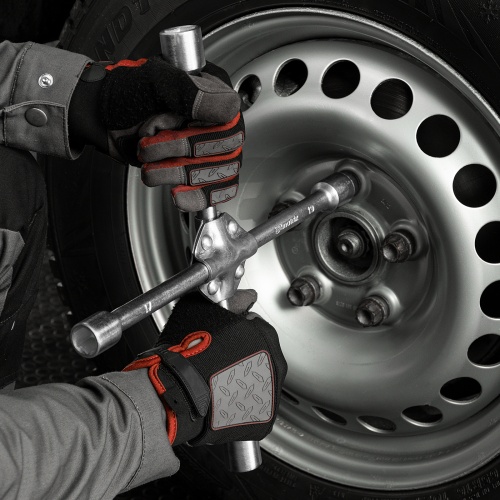 Ключ-крест баллонный, 17 х 19 х 21 х 22 мм, усиленный, толщина 16 мм Matrix Professional купить в Москве с доставкой по всей России | ProtosMarket.ru