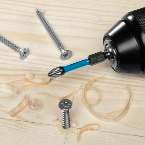 Бита торсионная PZ2 x 50 мм, для ударных шуруповертов, 10 шт. Gross купить в Москве с доставкой по всей России | ProtosMarket.ru