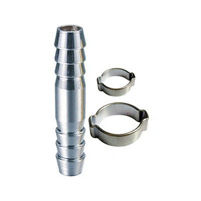 FUBAG Переходник 6мм елочка на елочку с 2- мя обжимными кольцами 9Х11мм