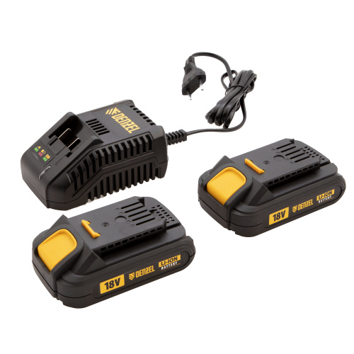 Дрель-шуруповерт аккумуляторная CDL-IB-18-02, Li-Ion, 18 В, 2 акк. Denzel купить в Москве с доставкой по всей России | ProtosMarket.ru