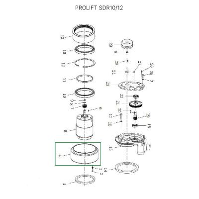 Ведущее колесо для штабелеров SDR 1-1,2 т, SD15, SD15L, SK15 купить в Москве с доставкой по всей России | ProtosMarket.ru