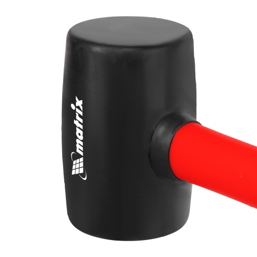 Киянка резиновая, 225 г, черная резина, фибергласовая рукоятка Matrix купить в Москве с доставкой по всей России | ProtosMarket.ru