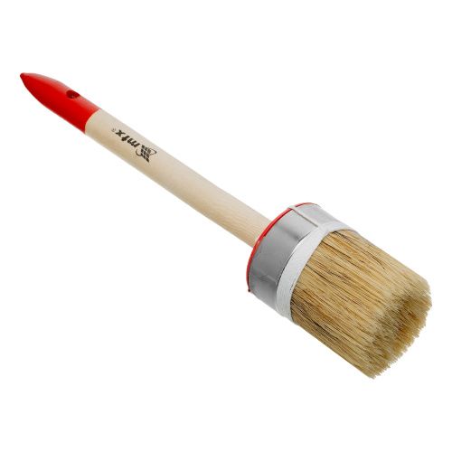 Кисть круглая, Профи №14 (50 мм) натуральная щетина, деревянная ручка MTX купить в Москве с доставкой по всей России | ProtosMarket.ru